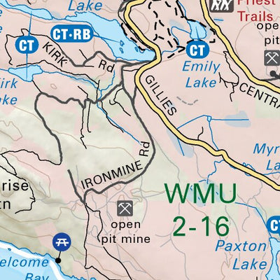 VCBC18 Powell River - Vancouver Coast & Mountains BC Topo Preview 3