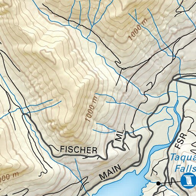VCBC21 Phantom Lake - Vancouver Coast & Mountains BC Topo Preview 3