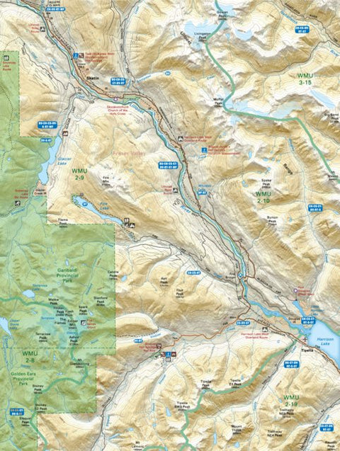 Backroad Mapbooks VCBC24 Skookumchuck - Vancouver Coast & Mountains BC Topo digital map