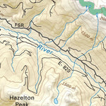 VCBC27 Coldwater River - Vancouver Coast & Mountains BC Topo Preview 3