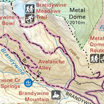 VCBC32 Whistler - Vancouver Coast & Mountains BC Topo Preview 3