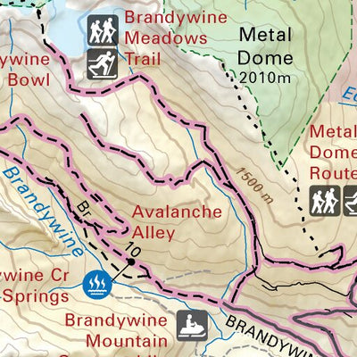 VCBC32 Whistler - Vancouver Coast & Mountains BC Topo Preview 3