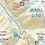 VCBC34 Lillooet Lake - Vancouver Coast & Mountains BC Topo Preview 3