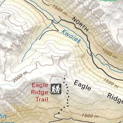 VCBC35 Stein River - Vancouver Coast & Mountains BC Topo Preview 3