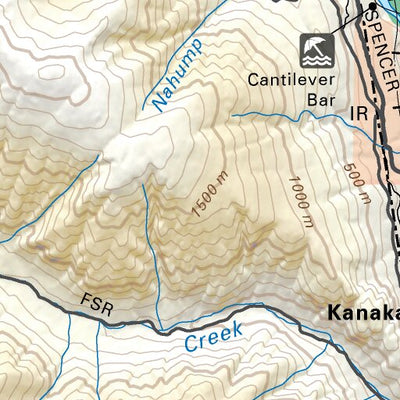 VCBC36 Lytton - Vancouver Coast & Mountains BC Topo Preview 3