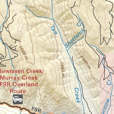 VCBC45 Spences Bridge - Vancouver Coast & Mountains BC Topo Preview 3