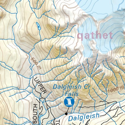 VCBC48 Mount Dalgleish - Vancouver Coast & Mountains BC Topo Preview 3