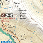 VCBC49 Bridge Glacier - Vancouver Coast & Mountains BC Topo Preview 3