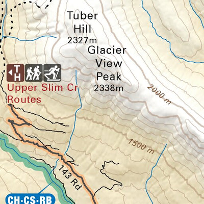 VCBC49 Bridge Glacier - Vancouver Coast & Mountains BC Topo Preview 3
