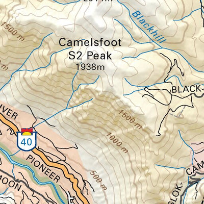 VCBC53 Lillooet - Vancouver Coast & Mountains BC Topo Preview 3