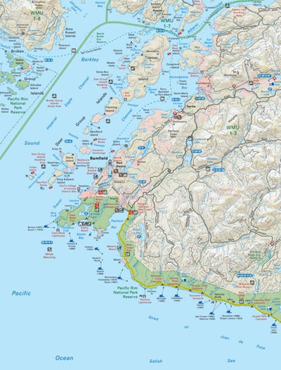 Backroad Mapbooks VIBC07 Bamfield - Vancouver Island BC Topo bundle exclusive