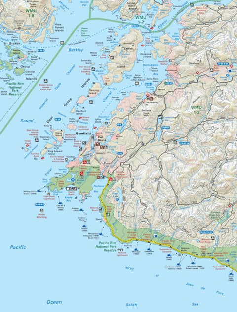 Backroad Mapbooks VIBC07 Bamfield - Vancouver Island BC Topo bundle exclusive