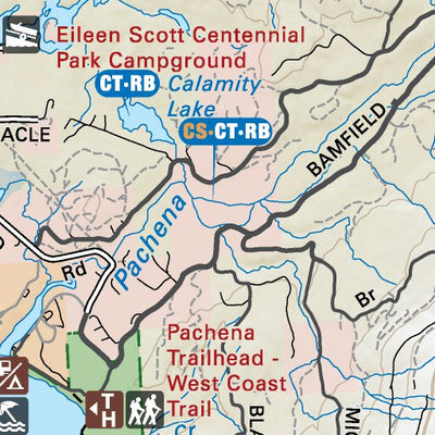 Backroad Mapbooks VIBC07 Bamfield - Vancouver Island BC Topo digital map