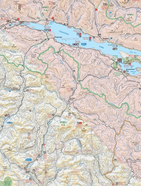 Backroad Mapbooks VIBC09 Cowichan Lake - Vancouver Island BC Topo bundle exclusive