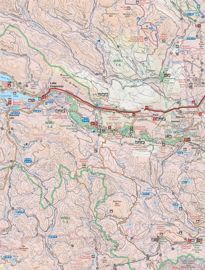 Backroad Mapbooks VIBC10 Lake Cowichan - Vancouver Island BC Topo bundle exclusive