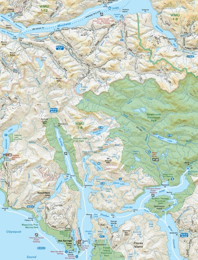 Backroad Mapbooks VIBC23 Hot Springs Cove - Vancouver Island BC Topo digital map