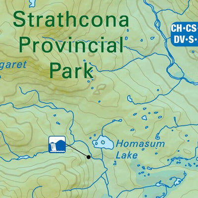 Backroad Mapbooks VIBC25 Della Falls - Vancouver Island BC Topo bundle exclusive