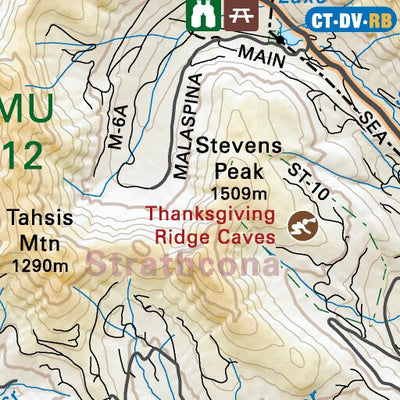 Backroad Mapbooks VIBC31 Tahsis - Vancouver Island BC Topo digital map