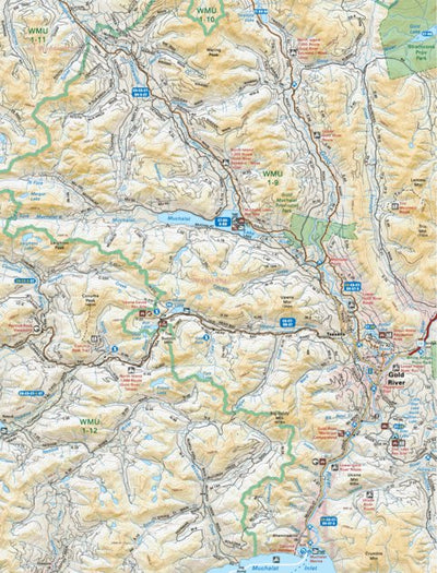 Backroad Mapbooks VIBC32 Gold River - Vancouver Island BC Topo digital map