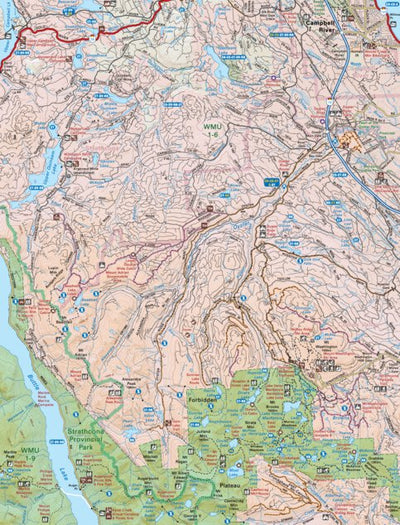 Backroad Mapbooks VIBC34 Mount Washington - Vancouver Island BC Topo digital map