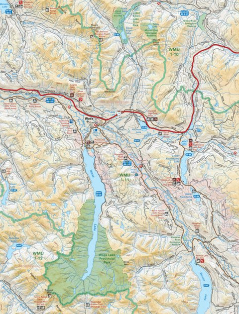 Backroad Mapbooks VIBC39 Woss - Vancouver Island BC Topo bundle exclusive