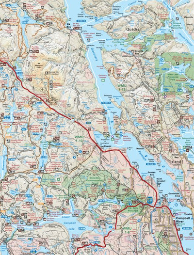 Backroad Mapbooks VIBC42 Campbell River - Vancouver Island BC Topo digital map