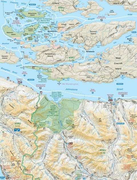 Backroad Mapbooks VIBC48 Robson Bight - Vancouver Island BC Topo digital map