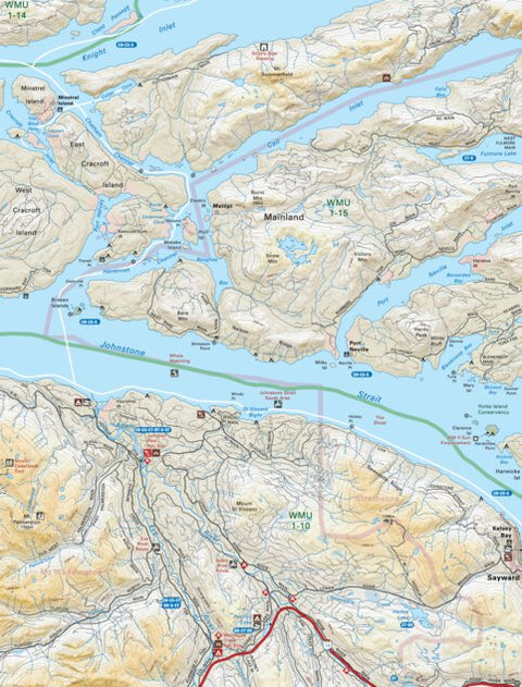 Backroad Mapbooks VIBC49 Adam and Eve River - Vancouver Island BC Topo bundle exclusive