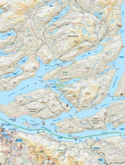 Backroad Mapbooks VIBC50 Sayward -  Vancouver Island BC Topo bundle exclusive