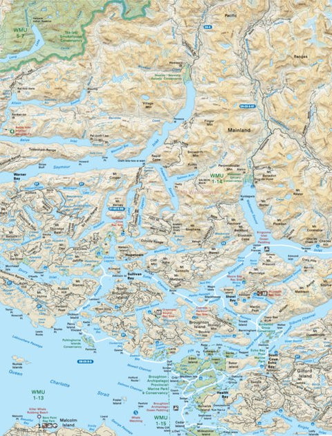 Backroad Mapbooks VIBC58 Broughton Island – Vancouver Island BC Topo digital map