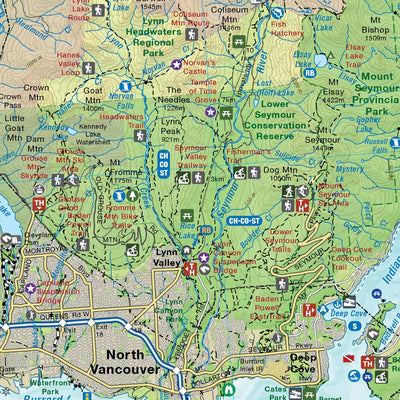 Victoria, Gulf Islands, Lake Cowichan, Parksville (Vancouver Island) Map 3rd Edition Preview 3