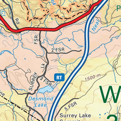 Backroad Mapbooks WMU 3-19 Thompson Region BC Hunting Topo Map digital map