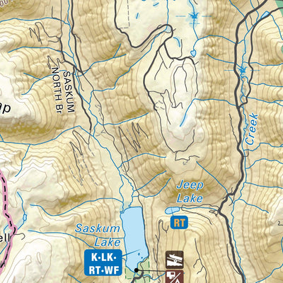 Backroad Mapbooks WMU 3-38 Thompson Region BC Hunting Topo Map digital map