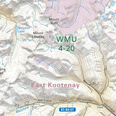 Backroad Mapbooks WMU 4-20 Kootenay Region - Hunting Topo BC digital map