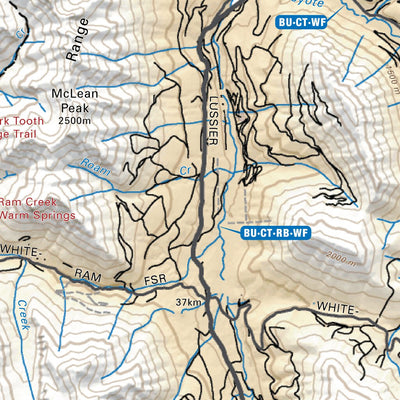 Backroad Mapbooks WMU 4-21 Kootenay Region - Hunting Topo BC digital map