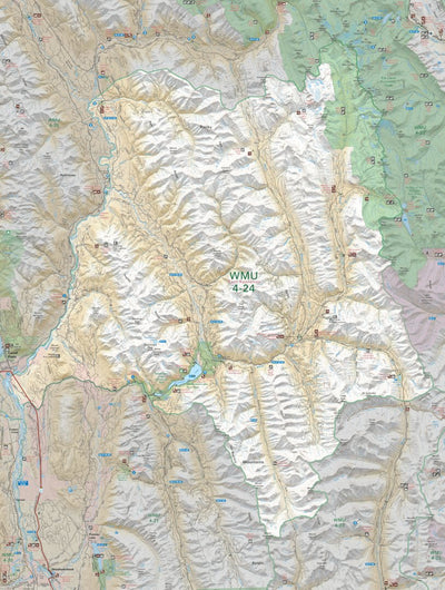 Backroad Mapbooks WMU 4-24 Kootenay Region - Hunting Topo BC digital map