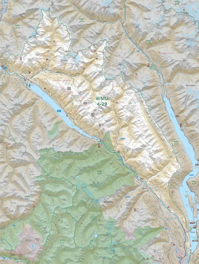 Backroad Mapbooks WMU 4-29 Kootenay Region - Hunting Topo BC digital map