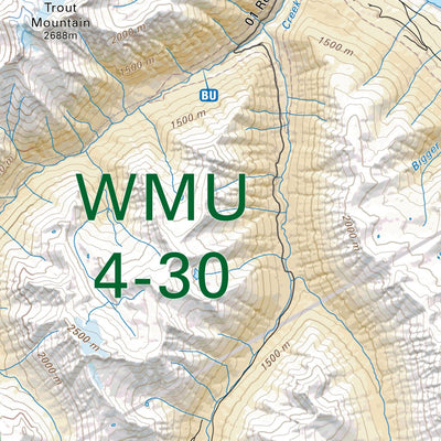 Backroad Mapbooks WMU 4-30 Kootenay Region - Hunting Topo BC digital map
