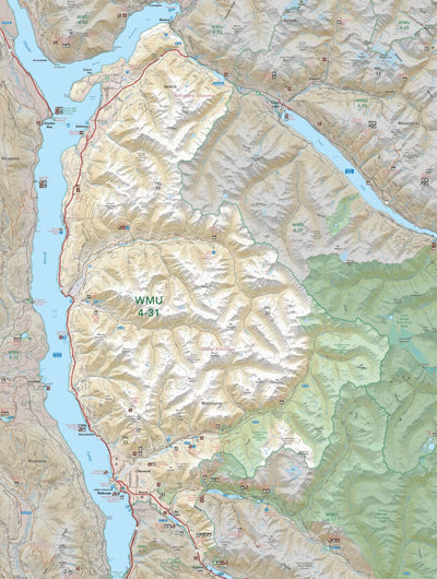 Backroad Mapbooks WMU 4-31 Kootenay Region - Hunting Topo BC digital map