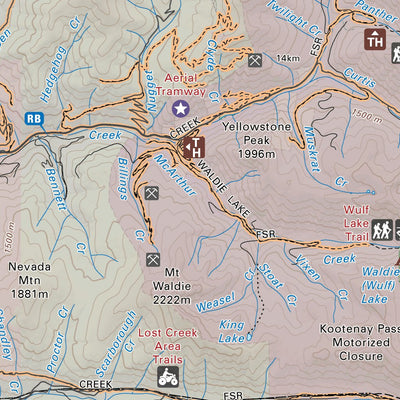 Backroad Mapbooks WMU 4-7 Kootenay Region - Hunting Topo BC digital map