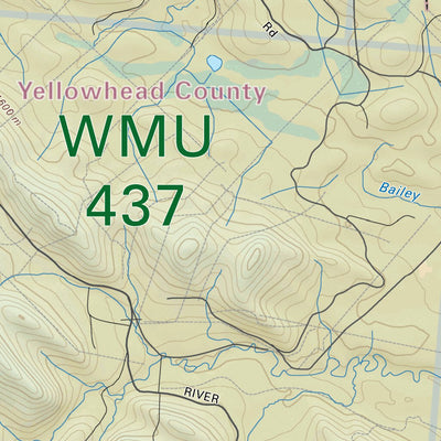 WMU 437 Rec Cap – Alberta Hunting Topo Preview 2