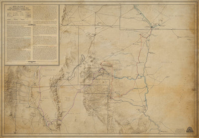 Bad Hoss Mapping Company Billy the Kid and the Lincoln County War digital map