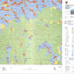 Badan Informasi Geospasial Badong (1508-444) digital map