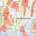 Badan Informasi Geospasial Bangli (1707-621) digital map