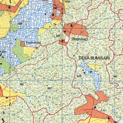 Badan Informasi Geospasial Cigombong (1209-112) digital map