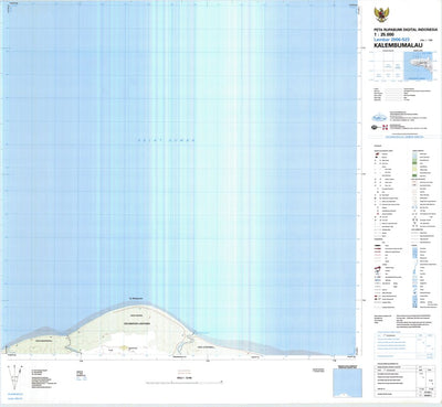 Badan Informasi Geospasial Kalembumalau (2006-523) digital map