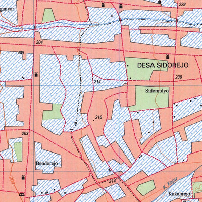 Badan Informasi Geospasial Kandat (1508-311) digital map