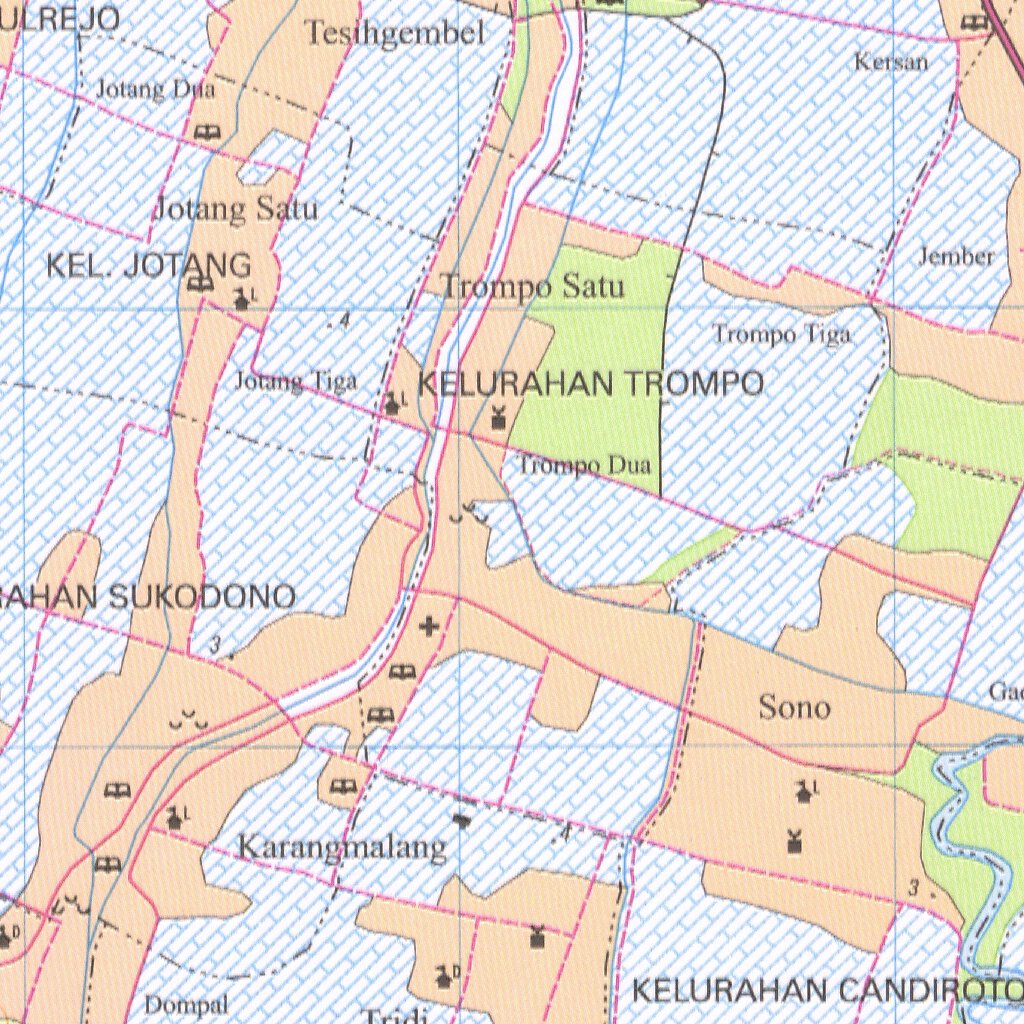 Kendal (1409-212) Map by Badan Informasi Geospasial | Avenza Maps