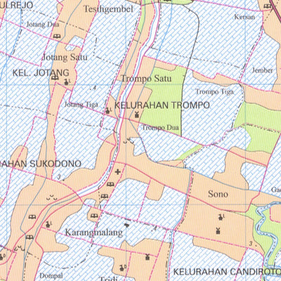 Badan Informasi Geospasial Kendal (1409-212) digital map