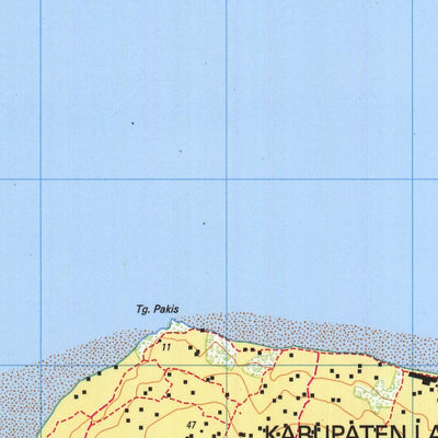 Badan Informasi Geospasial Klayar (1509-324) digital map